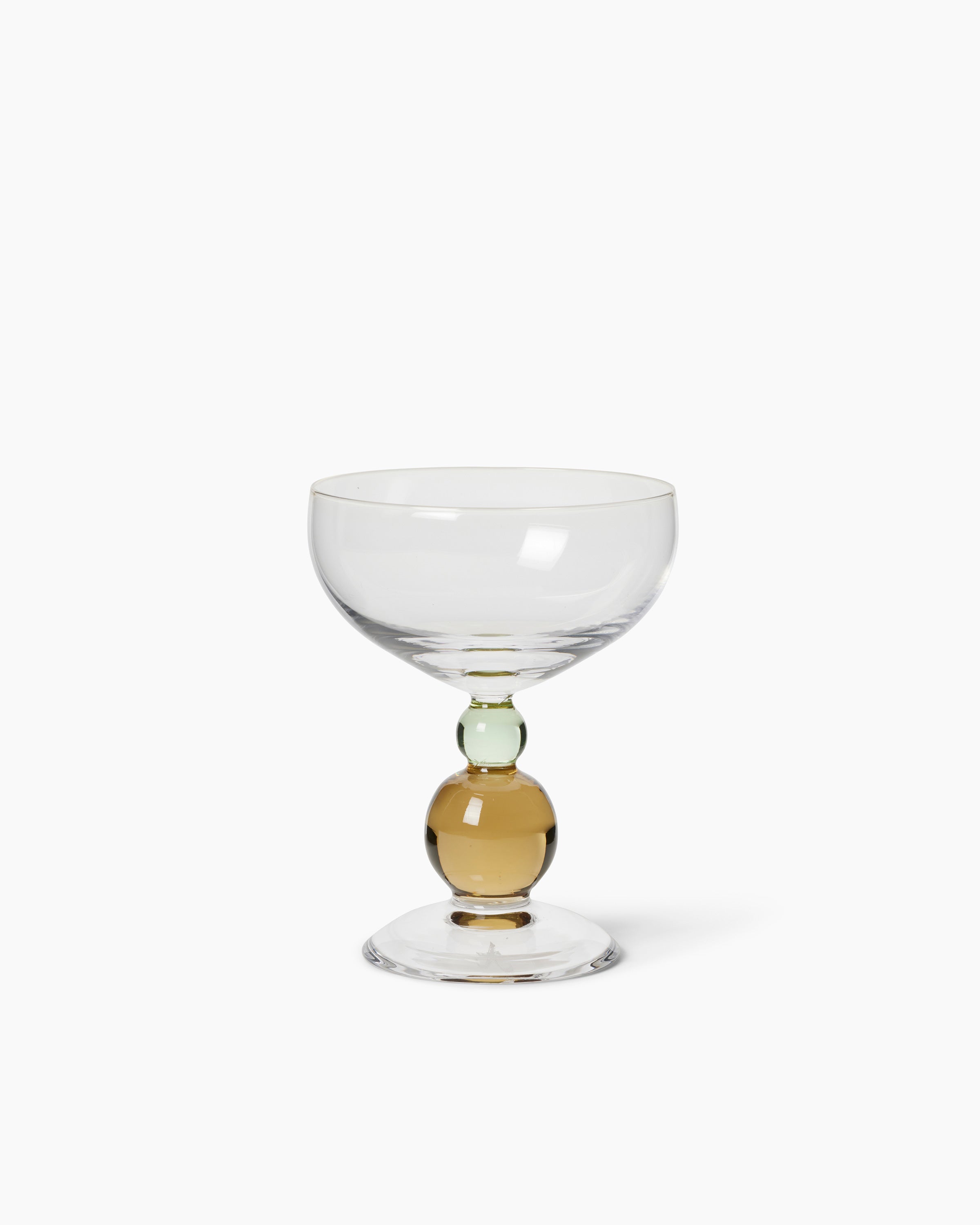 Noam Champagne Glass - Jade/Hazel