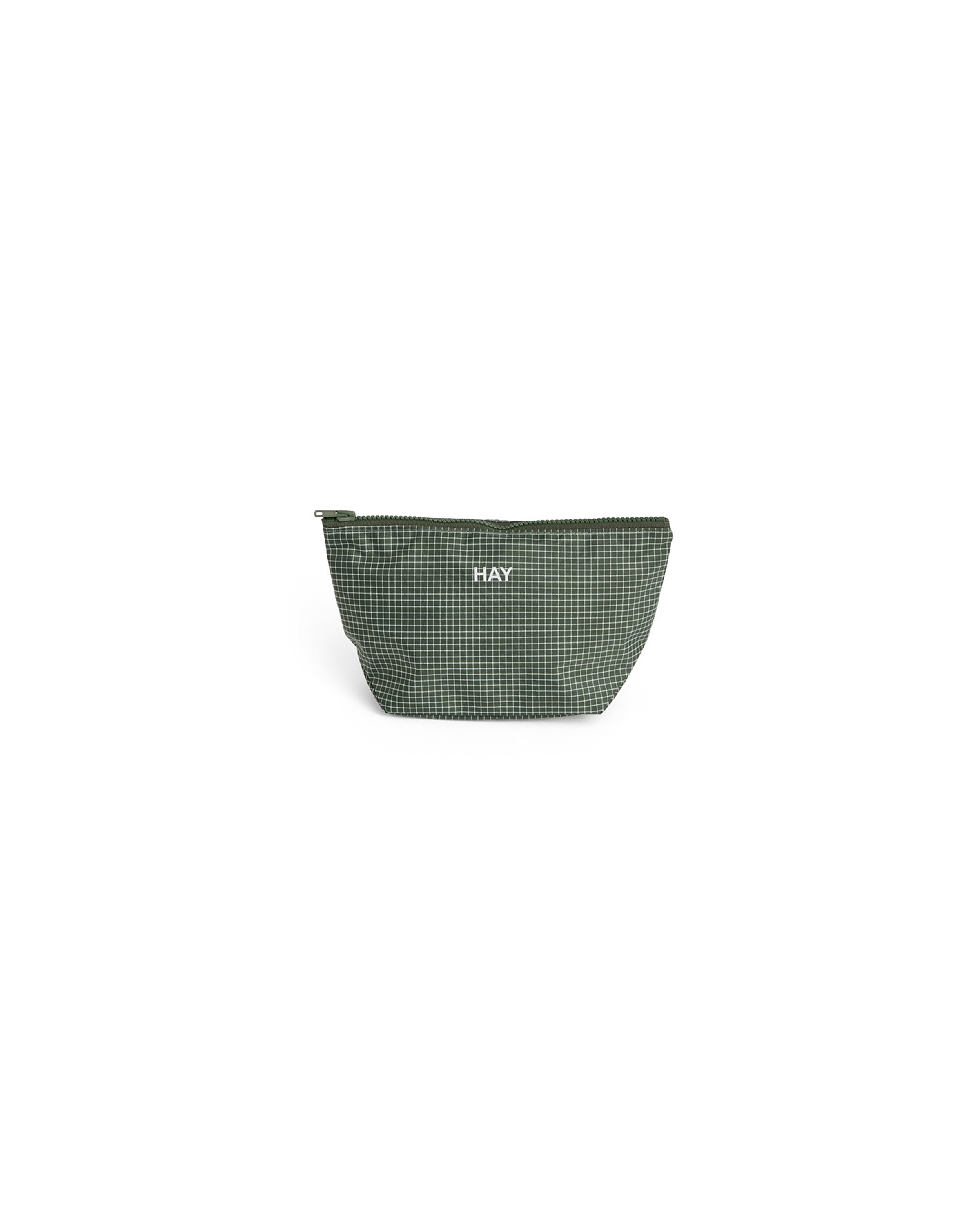 Grid Pouch - Small - Dark Green