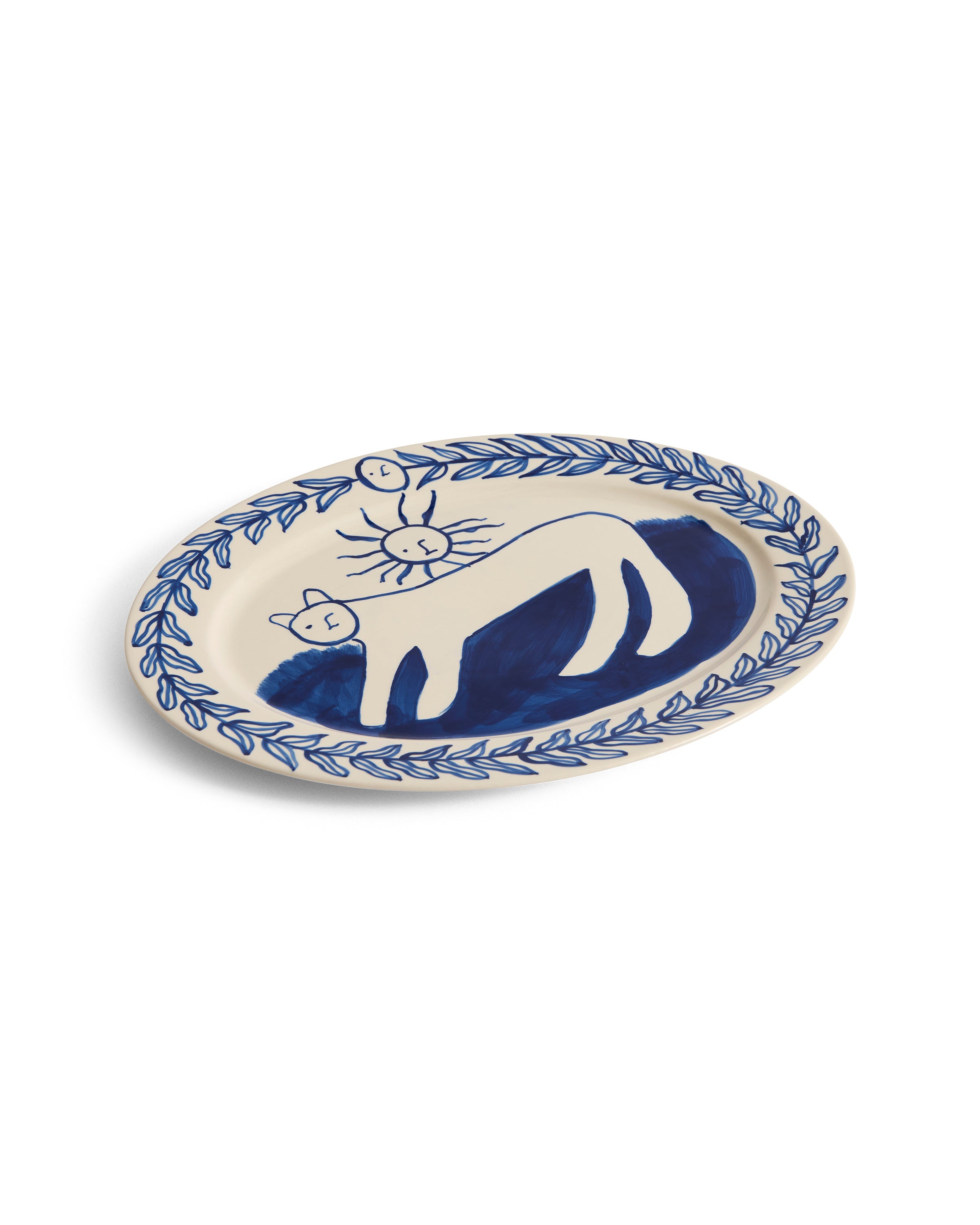 La Pittura Oval Serving Platter - Charlotte