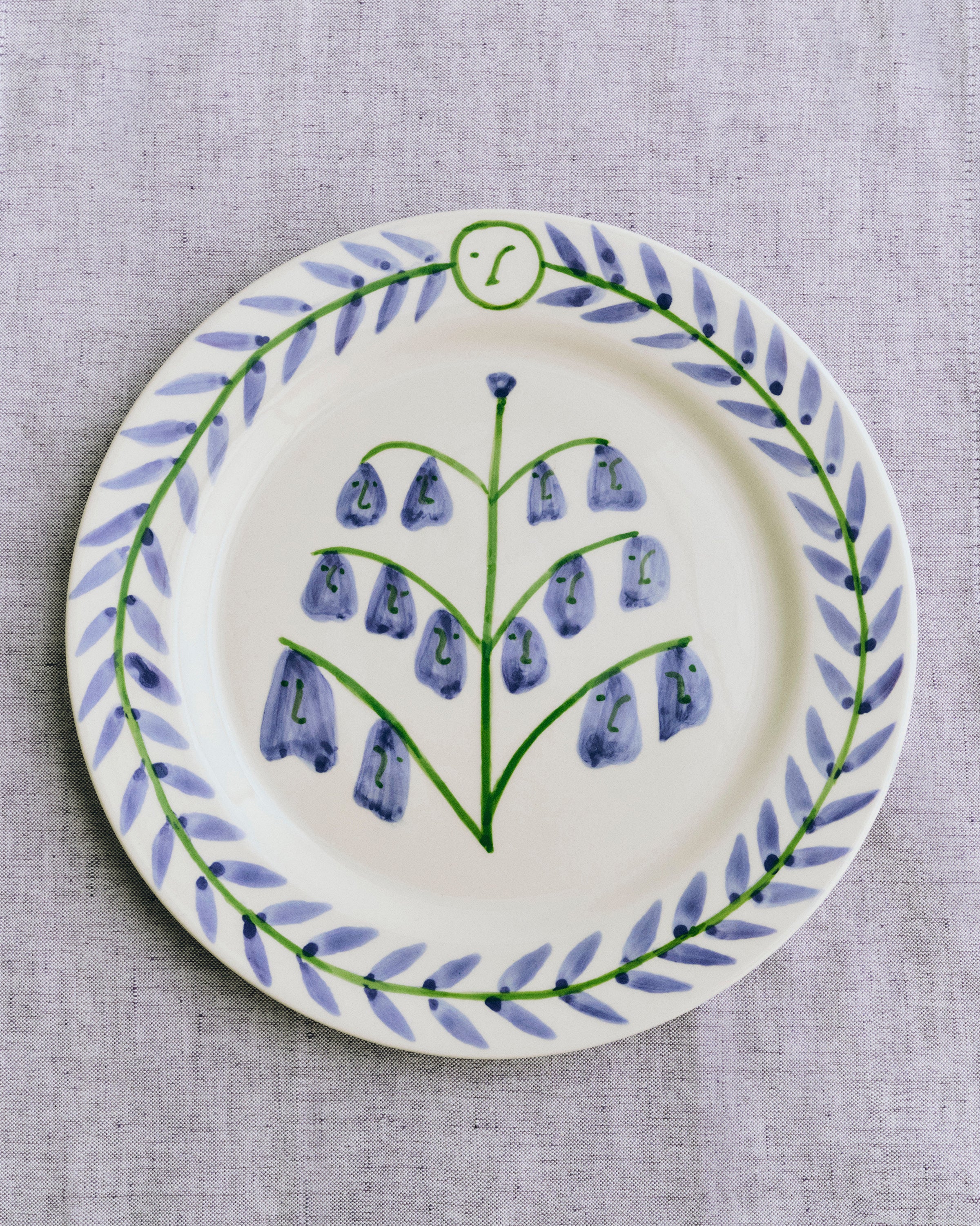 La Pittura Plate - Ø24 - Bluebells