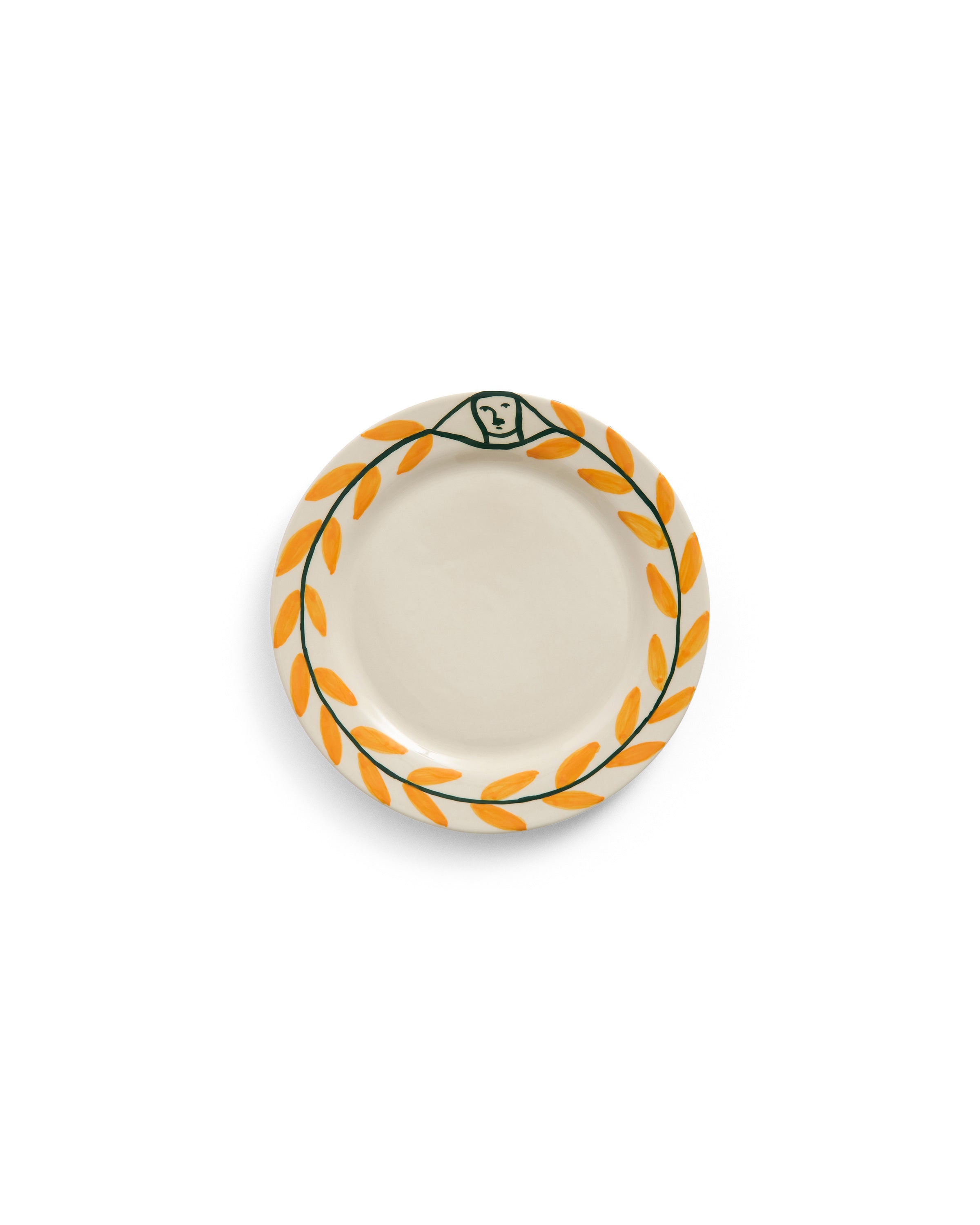 La Pittura Plate - Ø24 - Golden Leaf
