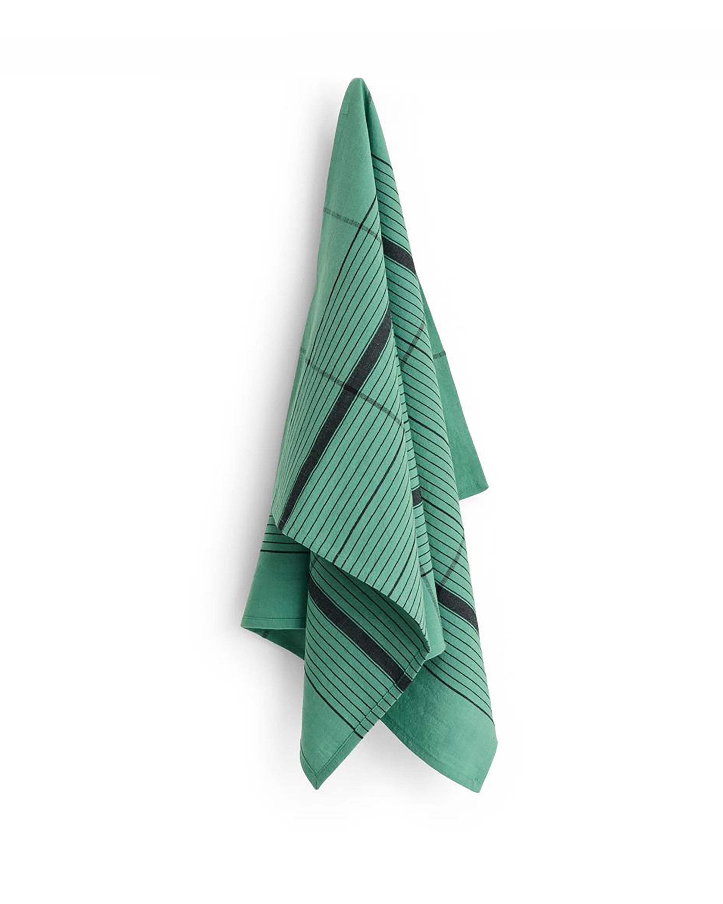 Linear Tea Towel - Green