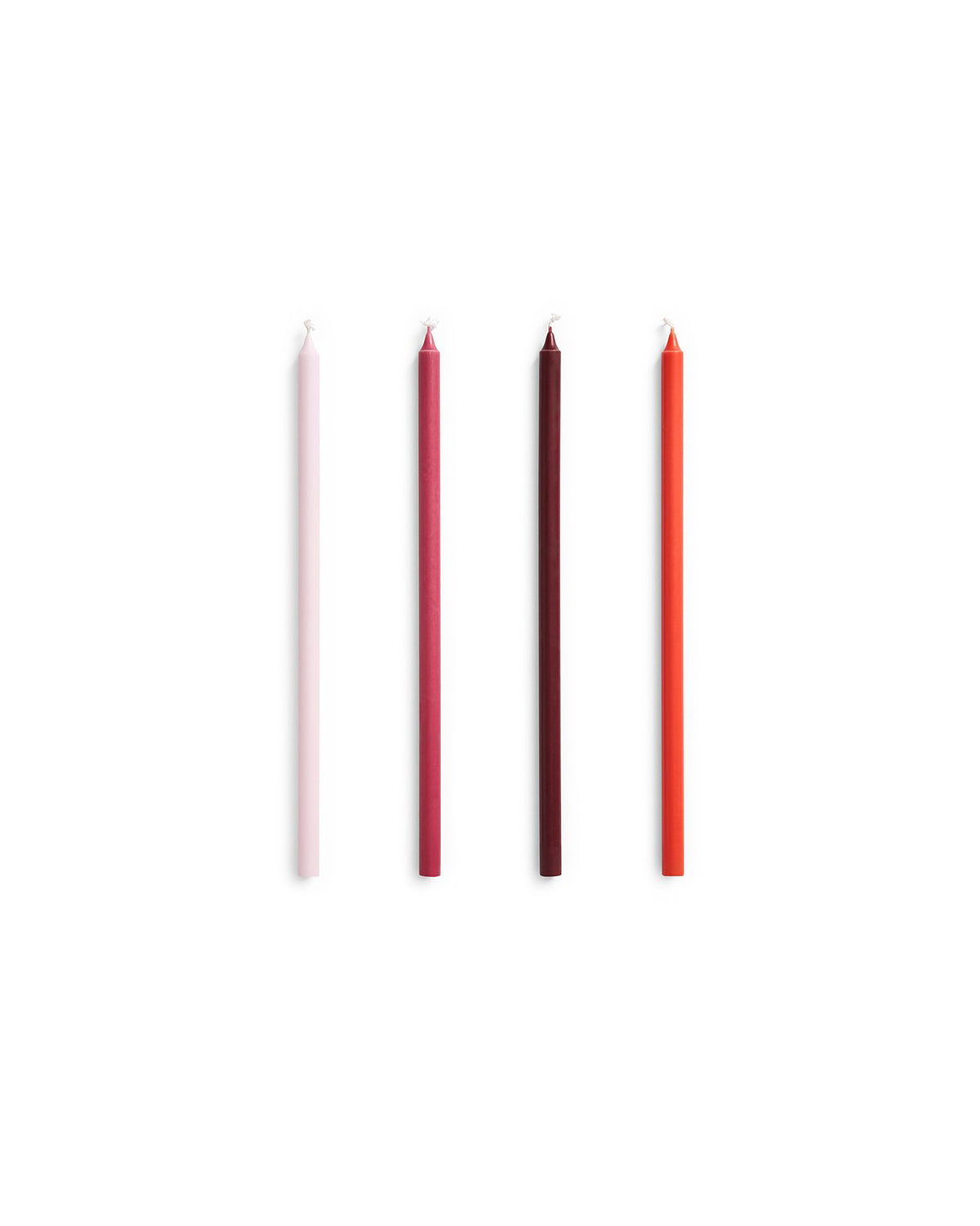 Slim Candle - Pink and Red