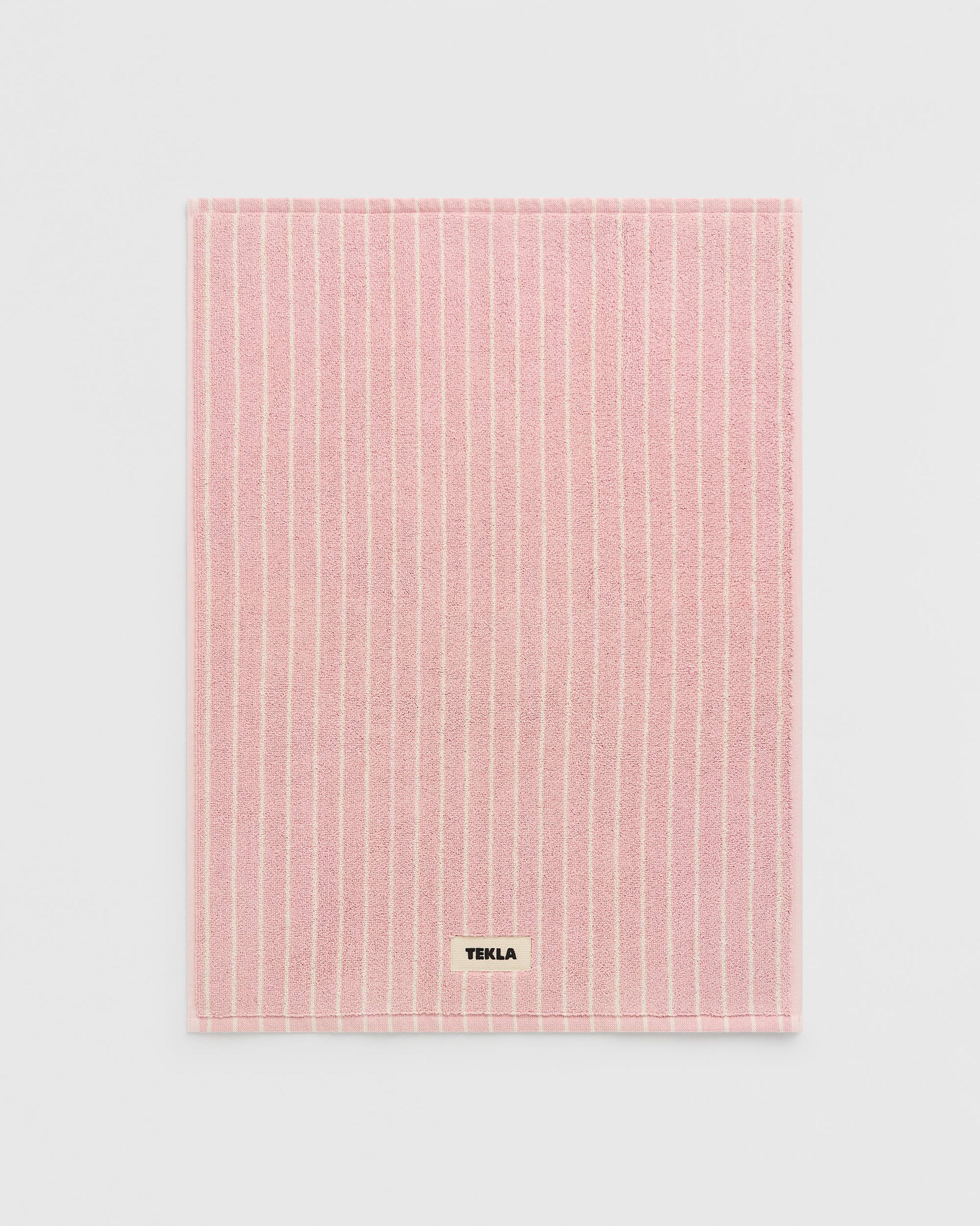 Terry Bath Mat 70X50 - Shaded Pink Stripes