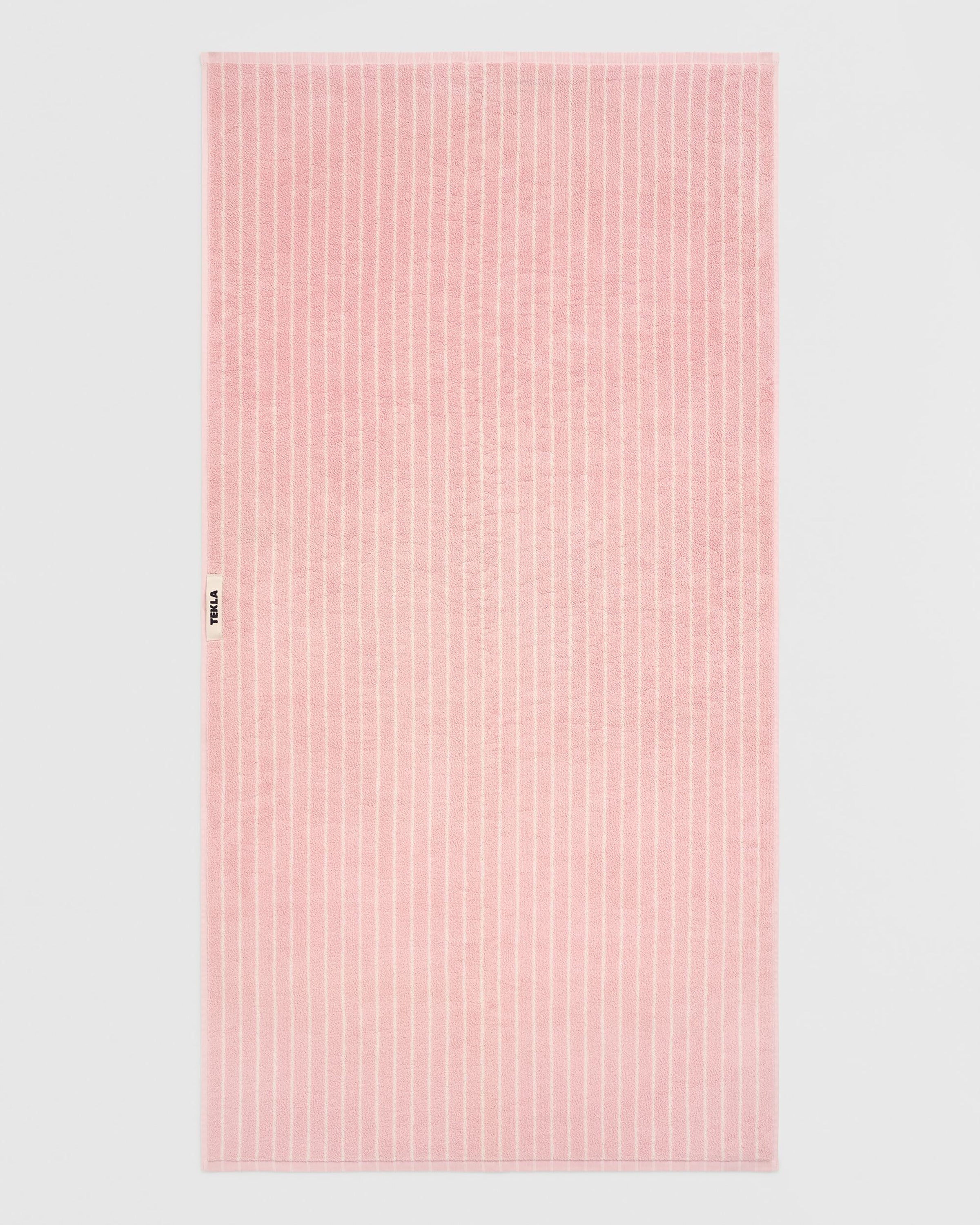 Terry Guest Towel 30X50 - Shaded Pink Stripes