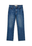 Cooper Highwaist Straight Jeans - Worn Blue