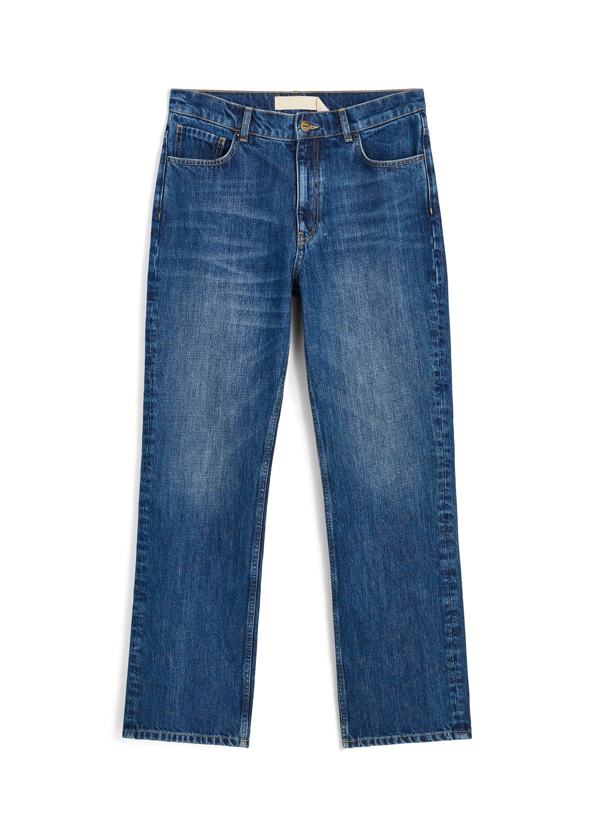 Cooper Highwaist Straight Jeans - Worn Blue