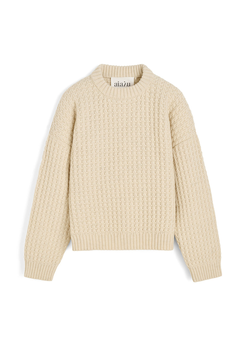 Eamon Sweater - Pure Ecru
