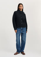 Elan Cardigan - Black Navy