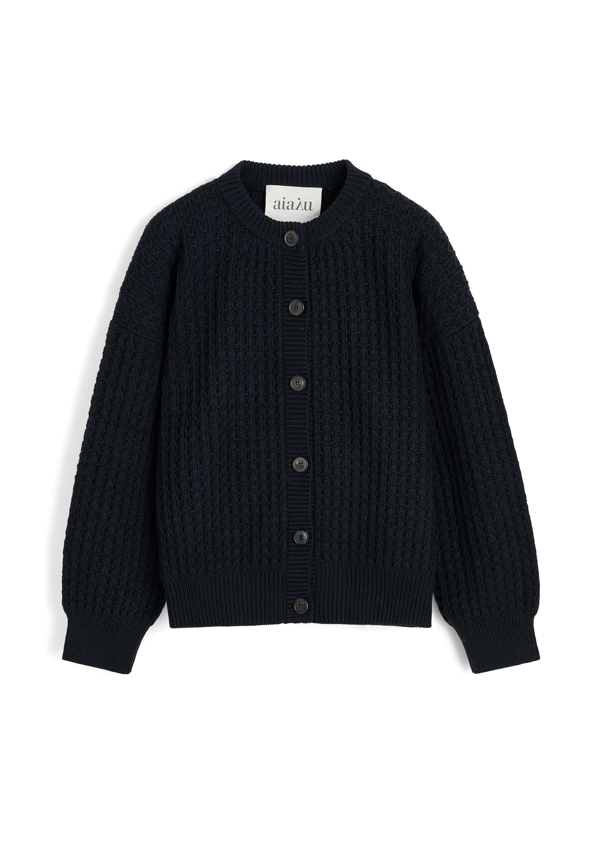 Elan Cardigan - Black Navy