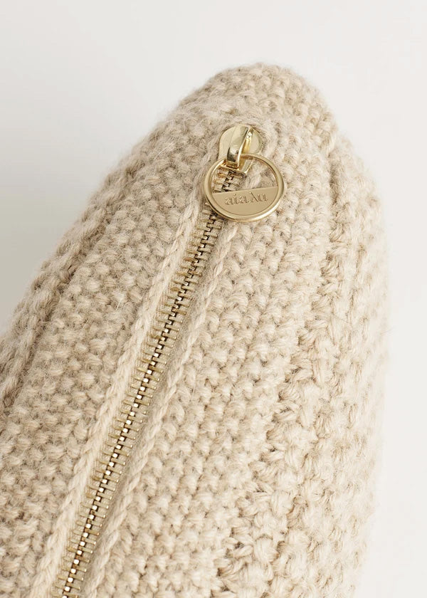 Helen Chain Classic Clutch - Wheat