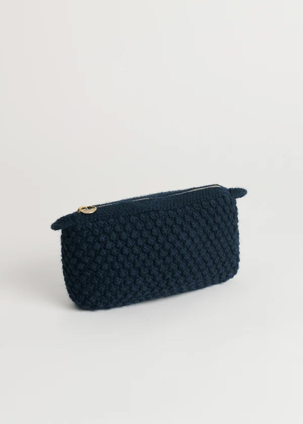 Helen Classic Clutch - Navy