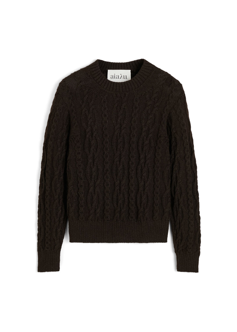 Orenda Sweater - Pure Dark Brown