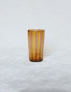 Augusta Glass Small - Mustard/Amethyst