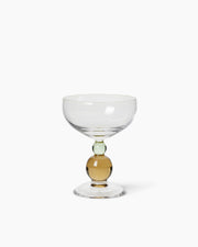 Noam Champagne Glass - Jade/Hazel