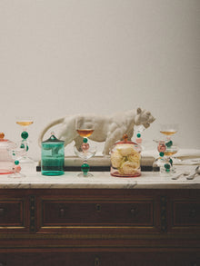 Noam Champagne Glass - Jade/Hazel