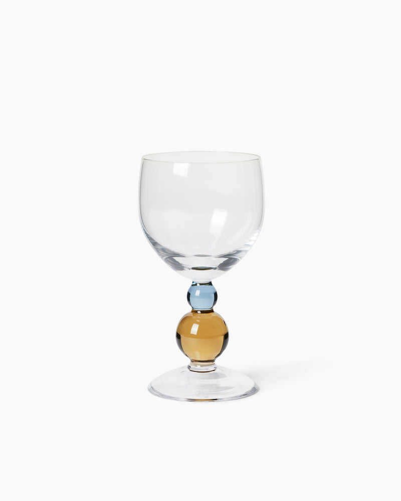 Noam Wine Glass - Smoke Blue/Hazel