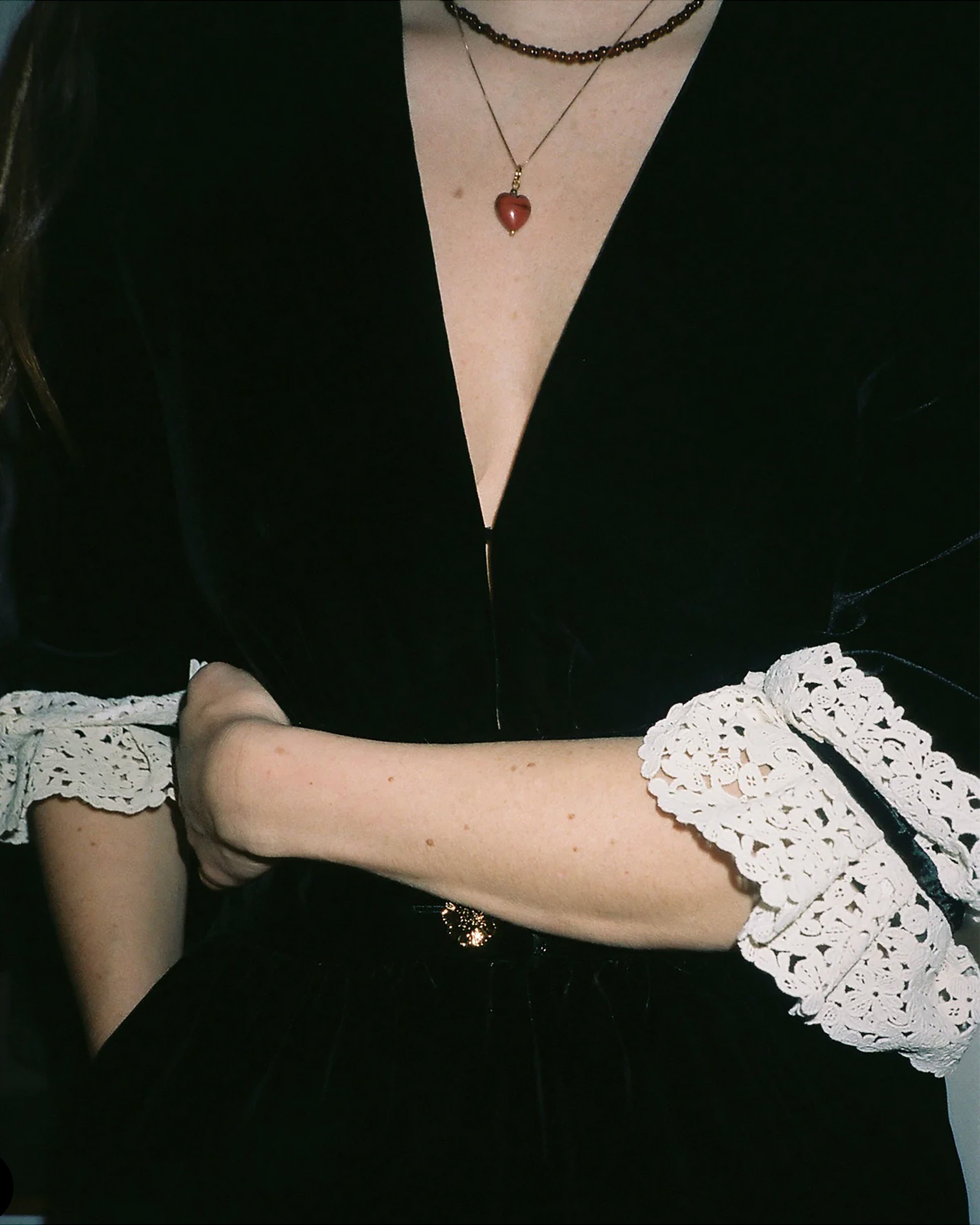 Uma Pendant - Red Jasper