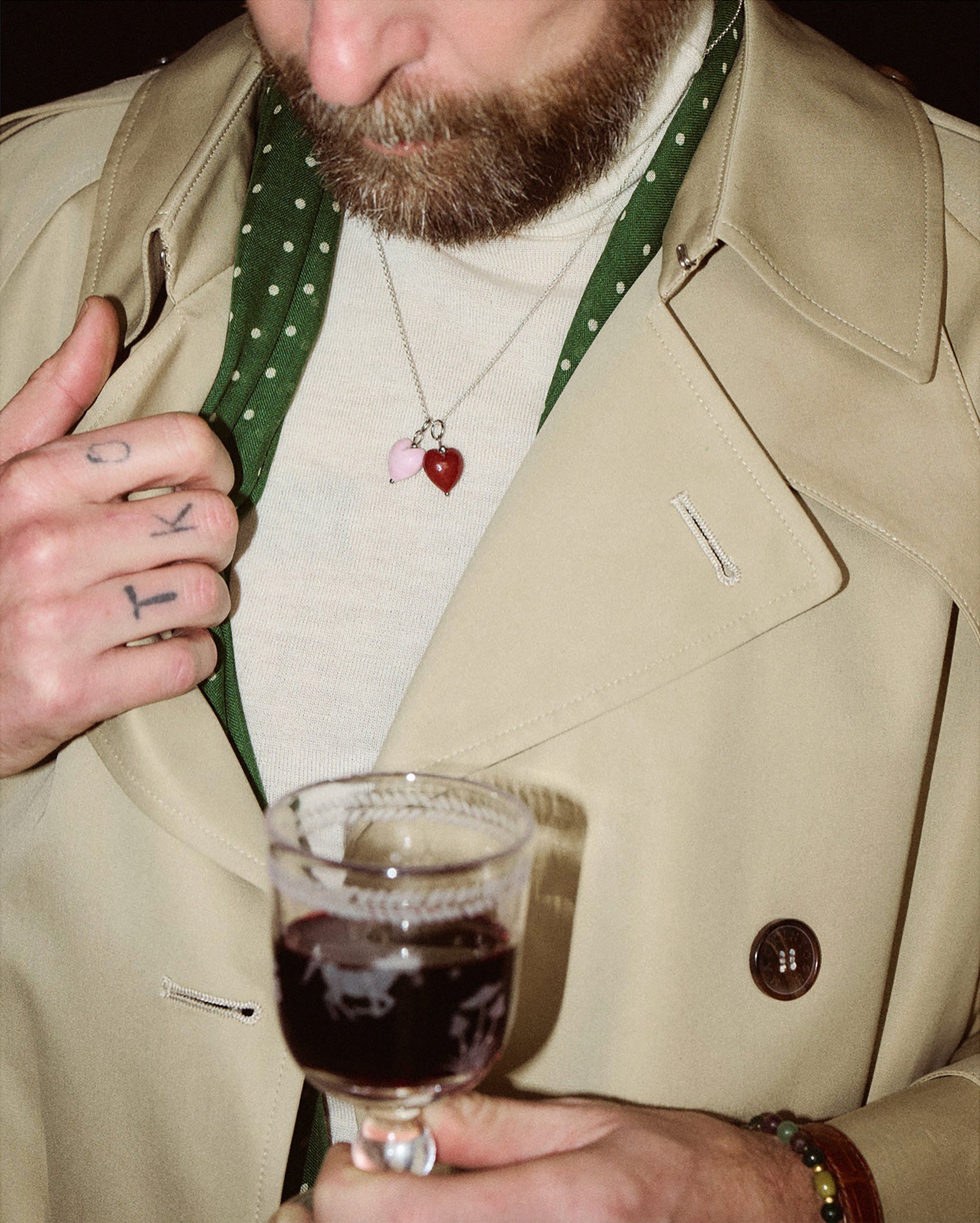 Uma Pendant - Red Jasper