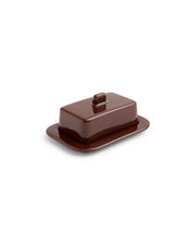 Barro Butter Dish - Burgundy