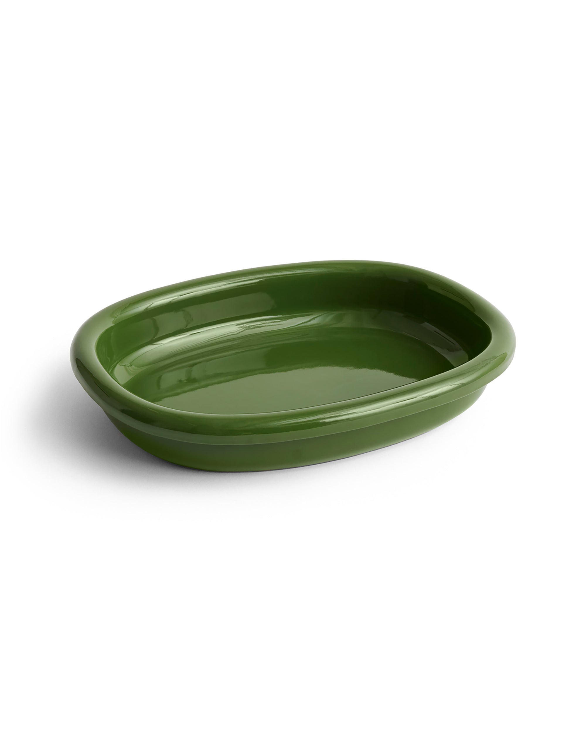 Barro Oval Dish - Large - Green