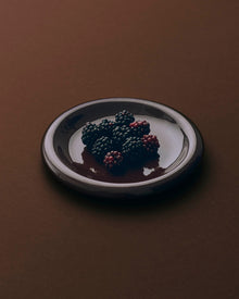 Barro Plate - Ø18 - Burgundy