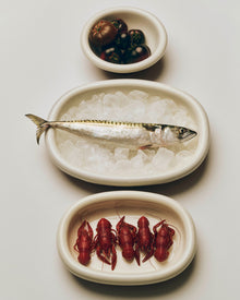 Barro Oval Dish - Large - Off-white