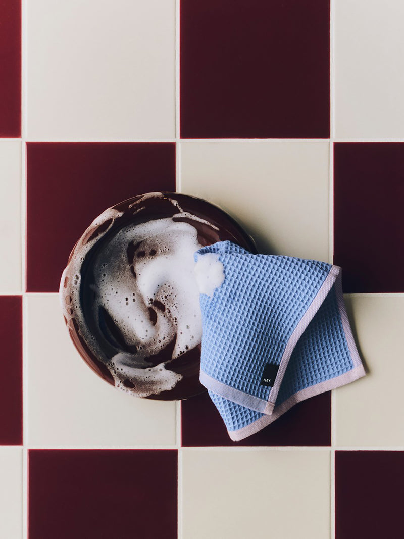 Canteen Dish Cloth - Sky Blue and Pink Mix