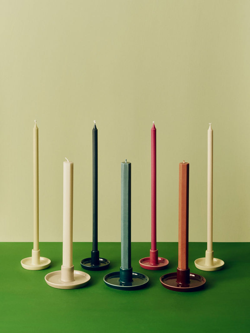 Disc Candleholder - X-Small Slim Midnight Blue