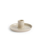 Disc Candleholder - Small Warm Grey