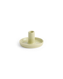 Disc Candleholder - X-Small Slim Soft Pistachio