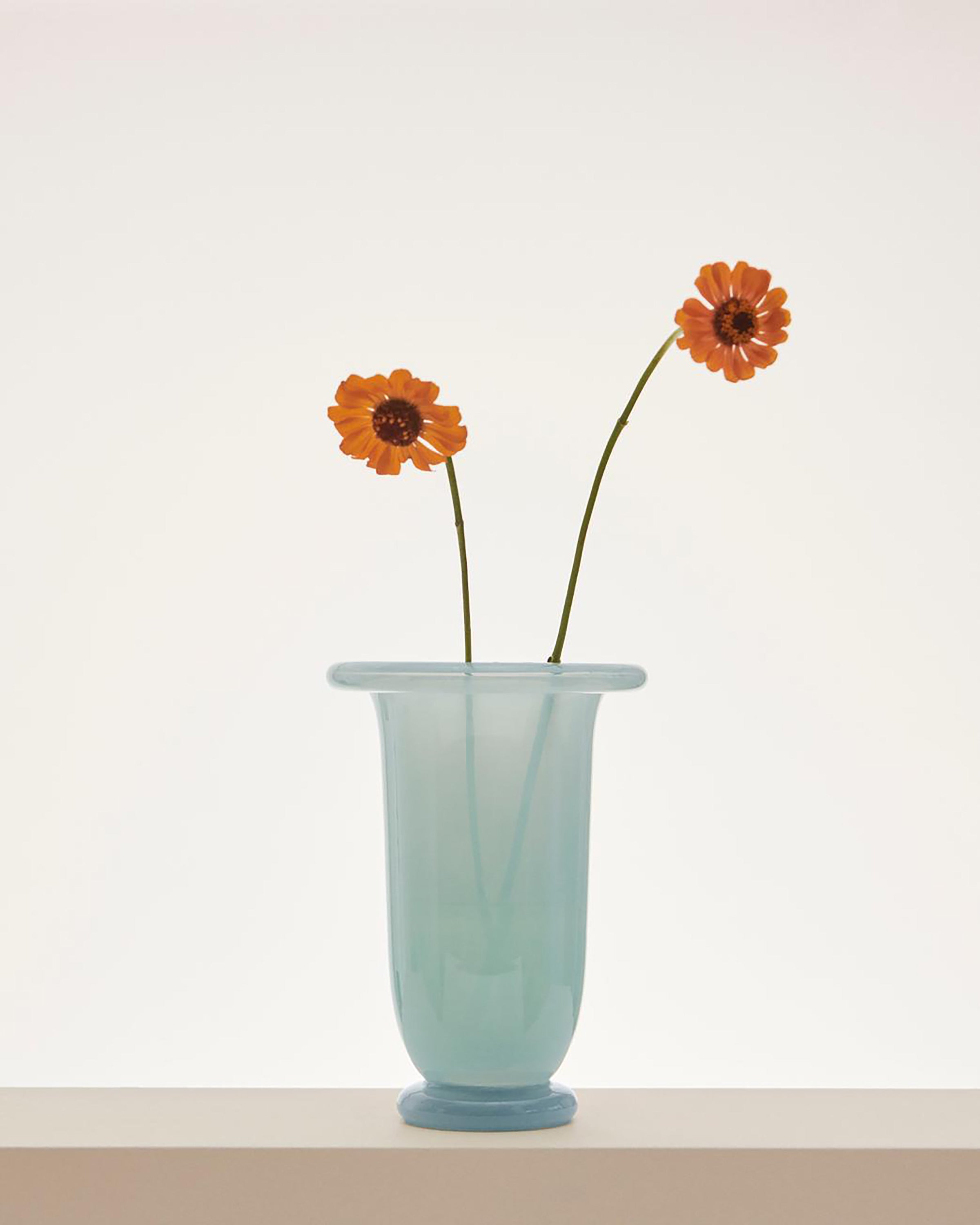 Empire Vase - Ice Blue