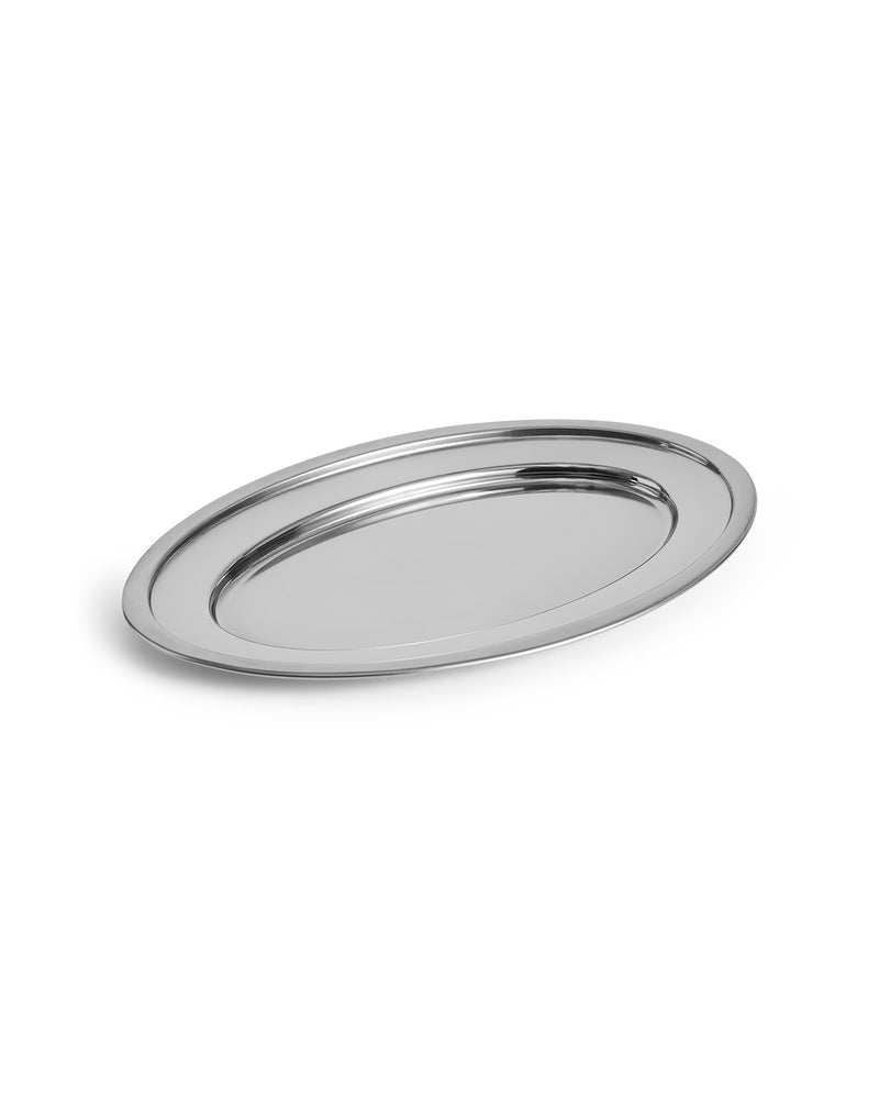 Essential Steel Oval Dish - Large