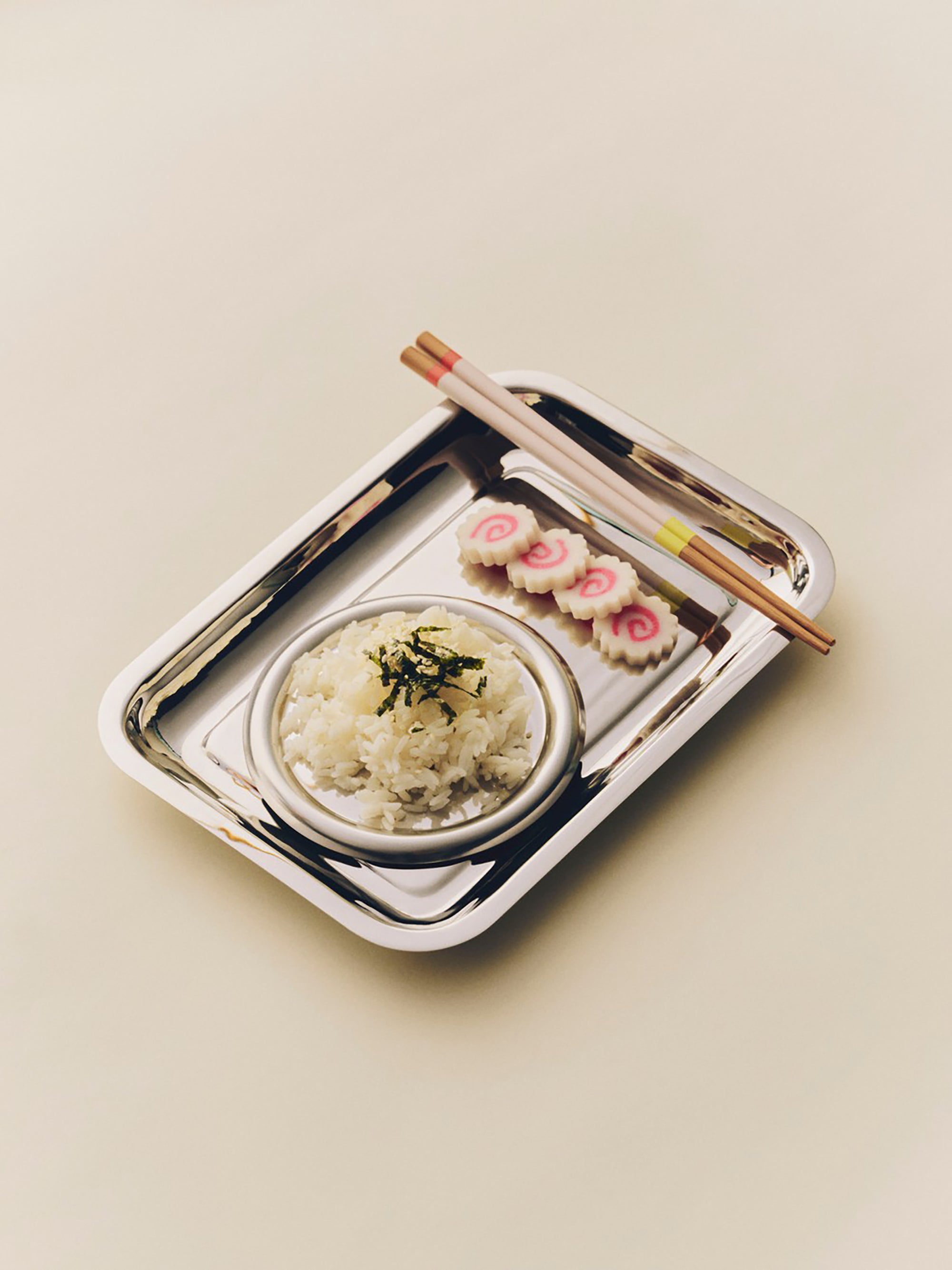 Essential Steel Rectangular Tray