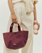 Grid Everyday Bag - Mini - Burgundy