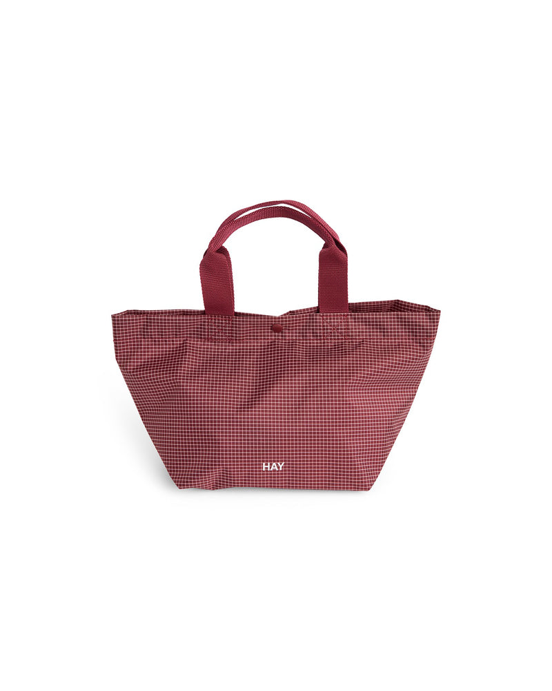 Grid Everyday Bag - Mini - Burgundy