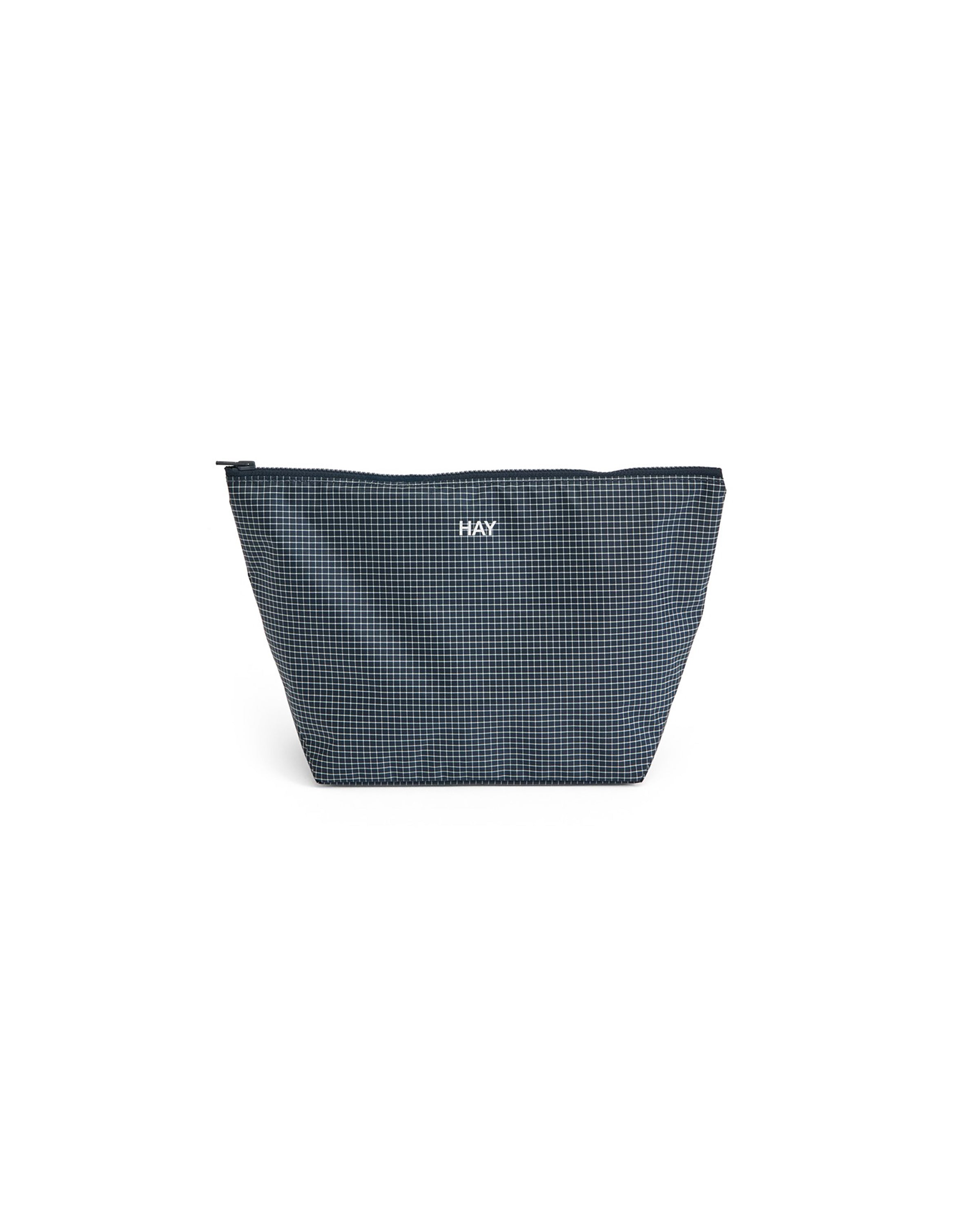 Grid Pouch - Medium - Dark Blue
