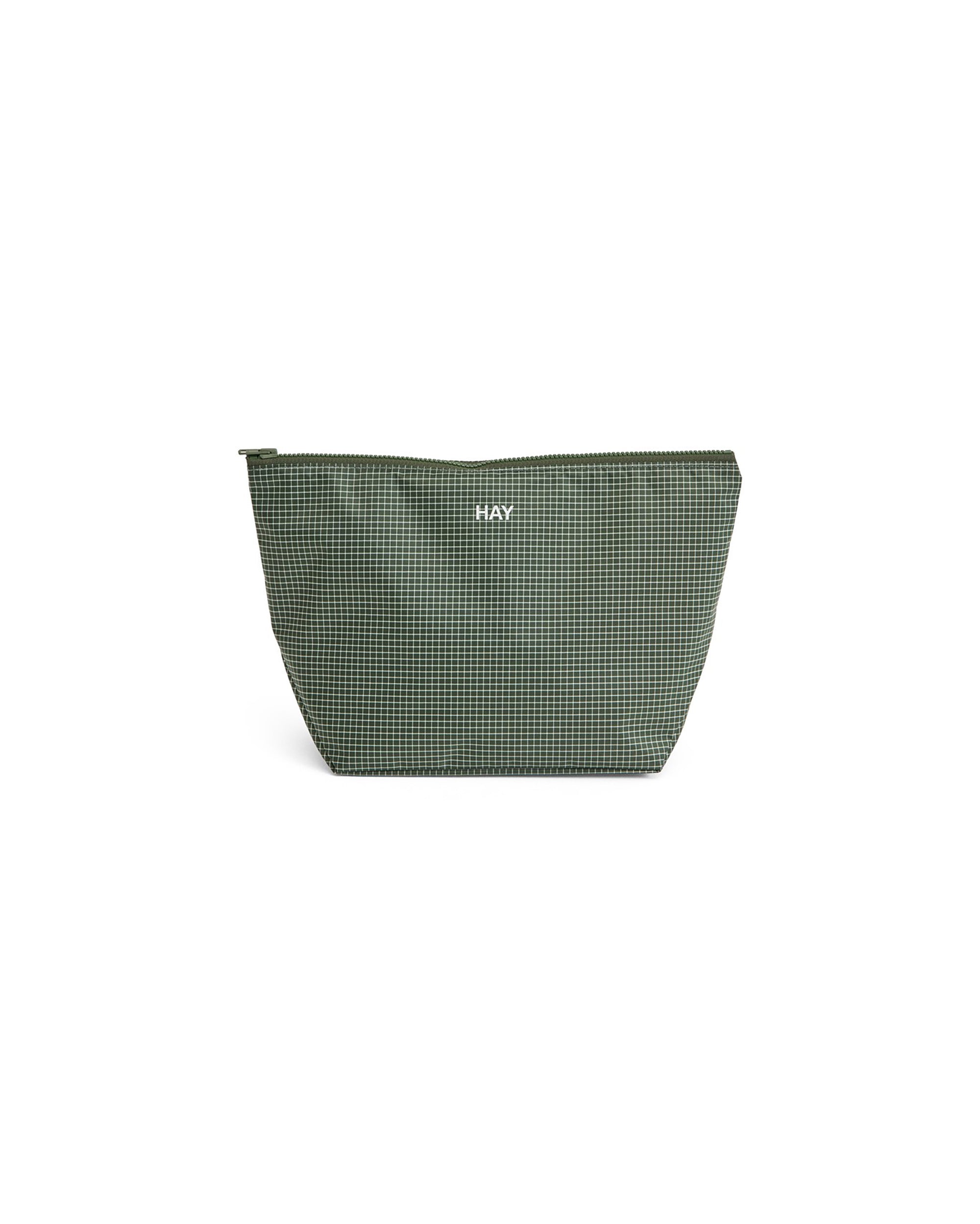 Grid Pouch - Medium - Dark Green