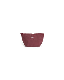 Grid Pouch - Small - Burgundy