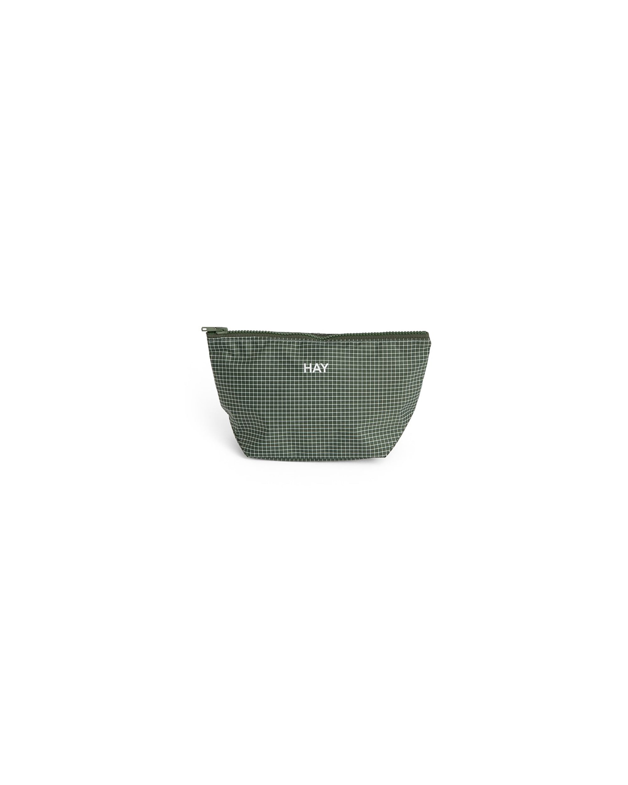 Grid Pouch - Small - Dark Green