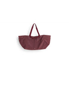 Grid Weekend Bag - Large - Burgundy