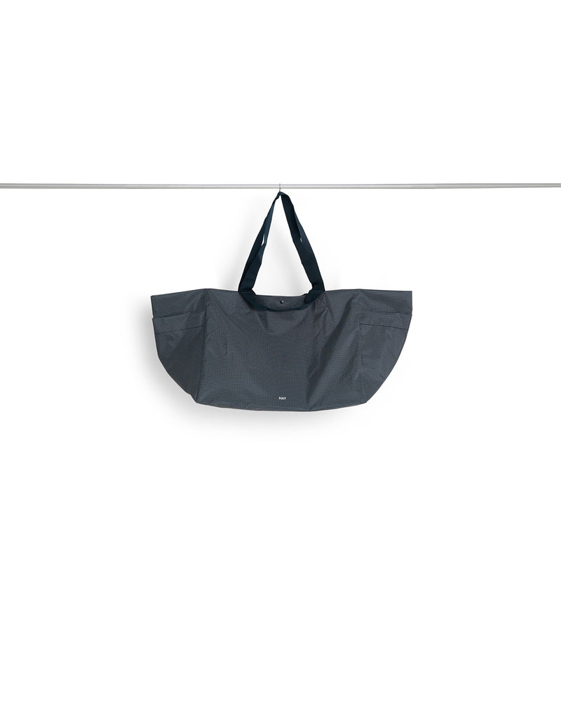 Grid Weekend Bag - Large - Dark Blue