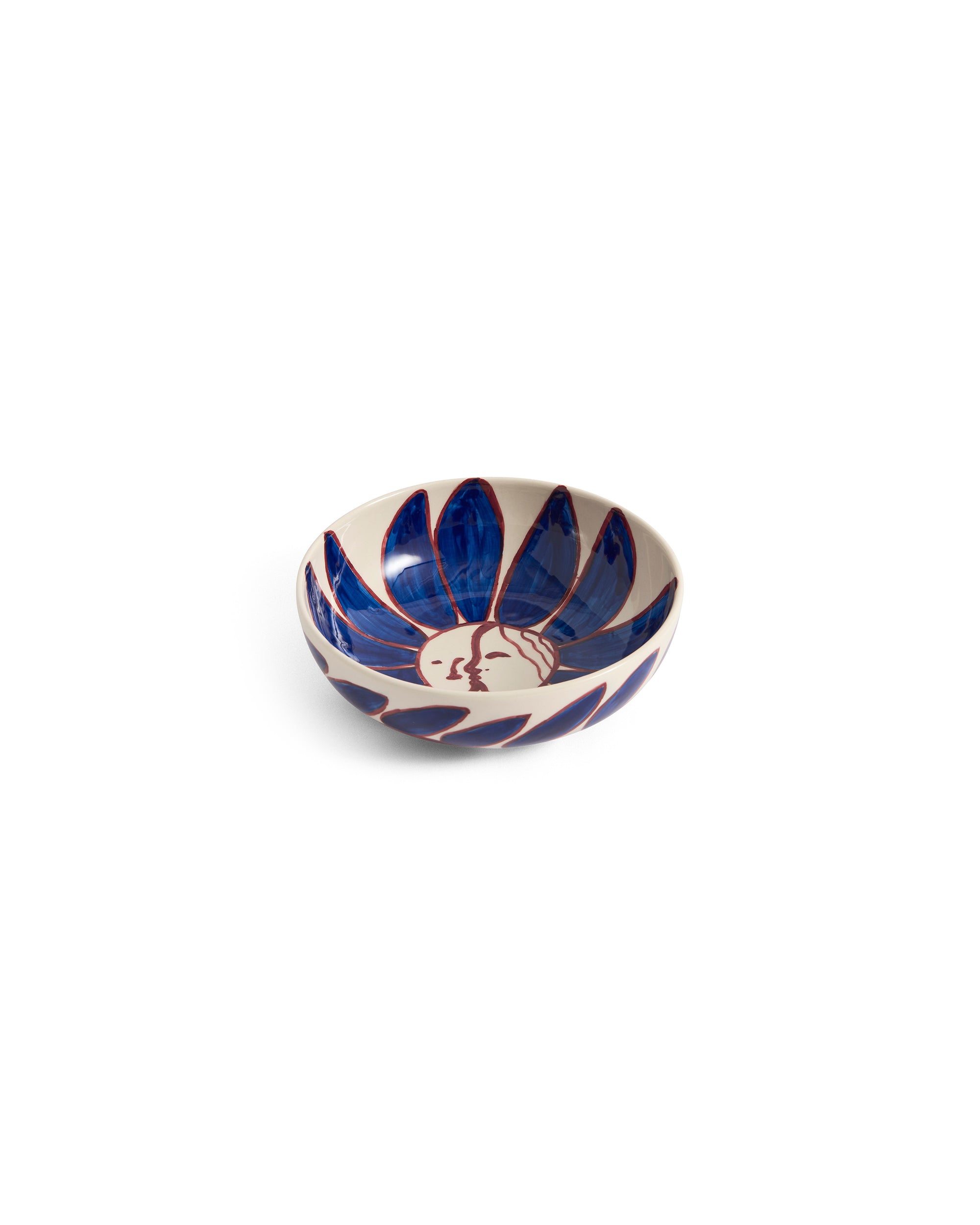 La Pittura Bowl - Ø18 - Deep Blue Flower