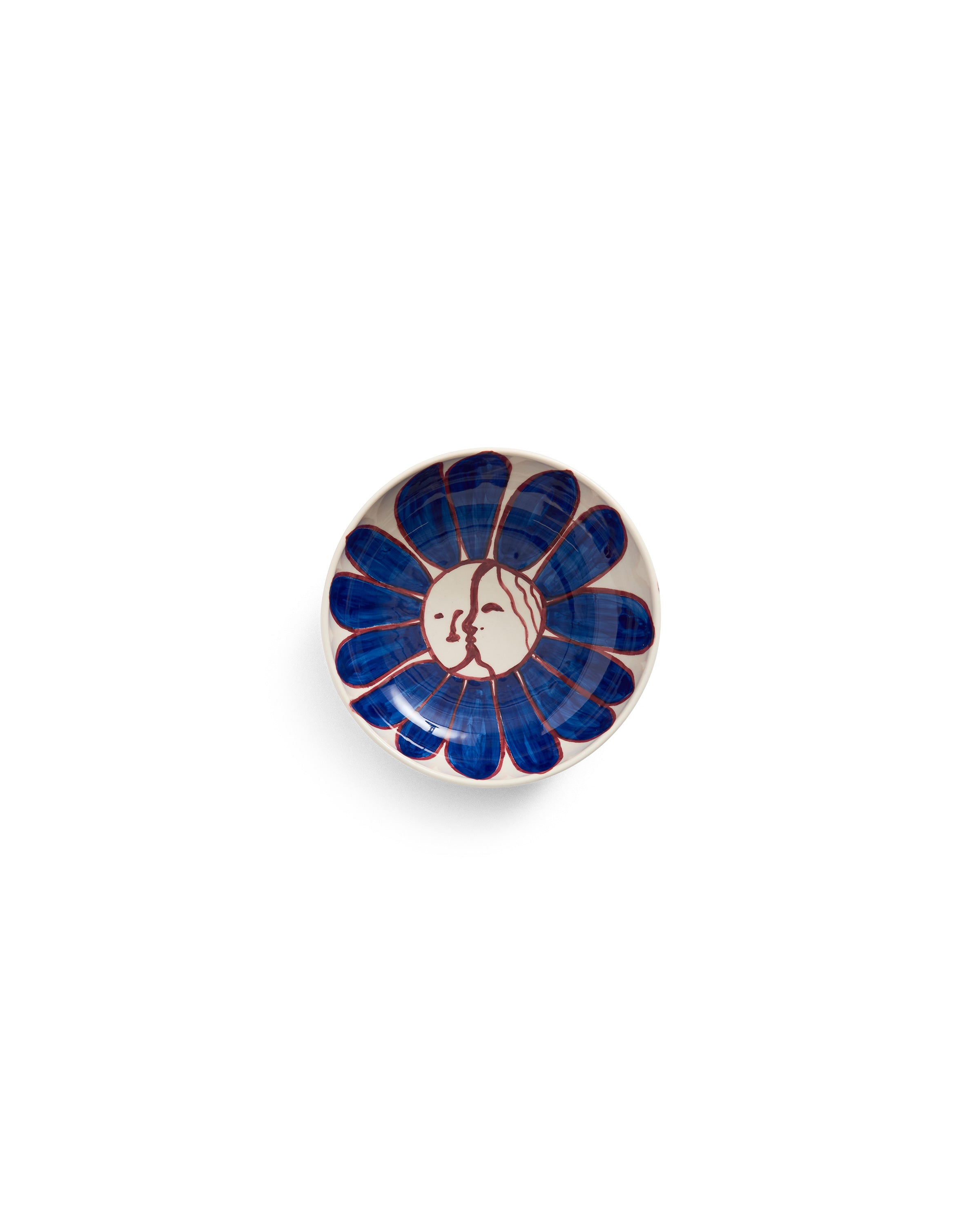 La Pittura Bowl - Ø18 - Deep Blue Flower