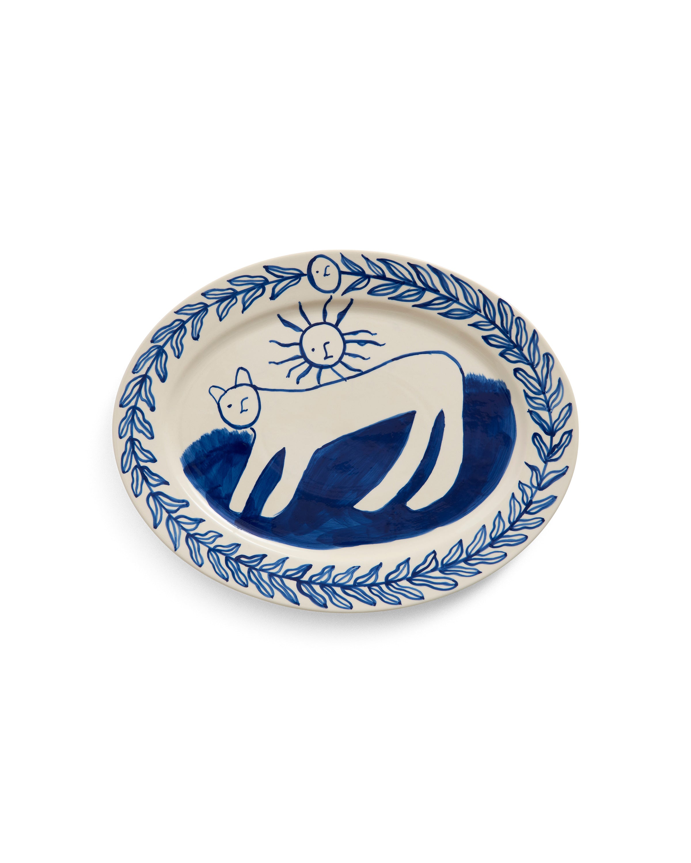 La Pittura Oval Serving Platter - Charlotte