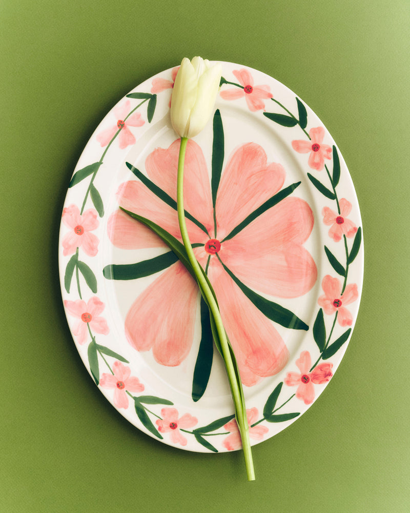 La Pittura Oval Serving Platter - Josephine