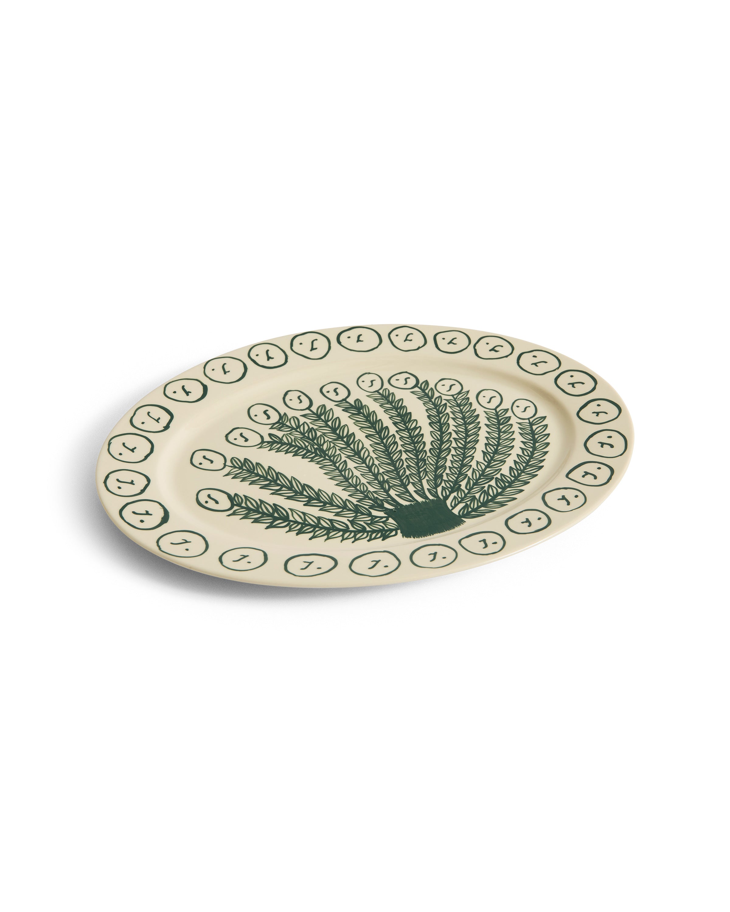 La Pittura Oval Serving Platter - Olive Grove