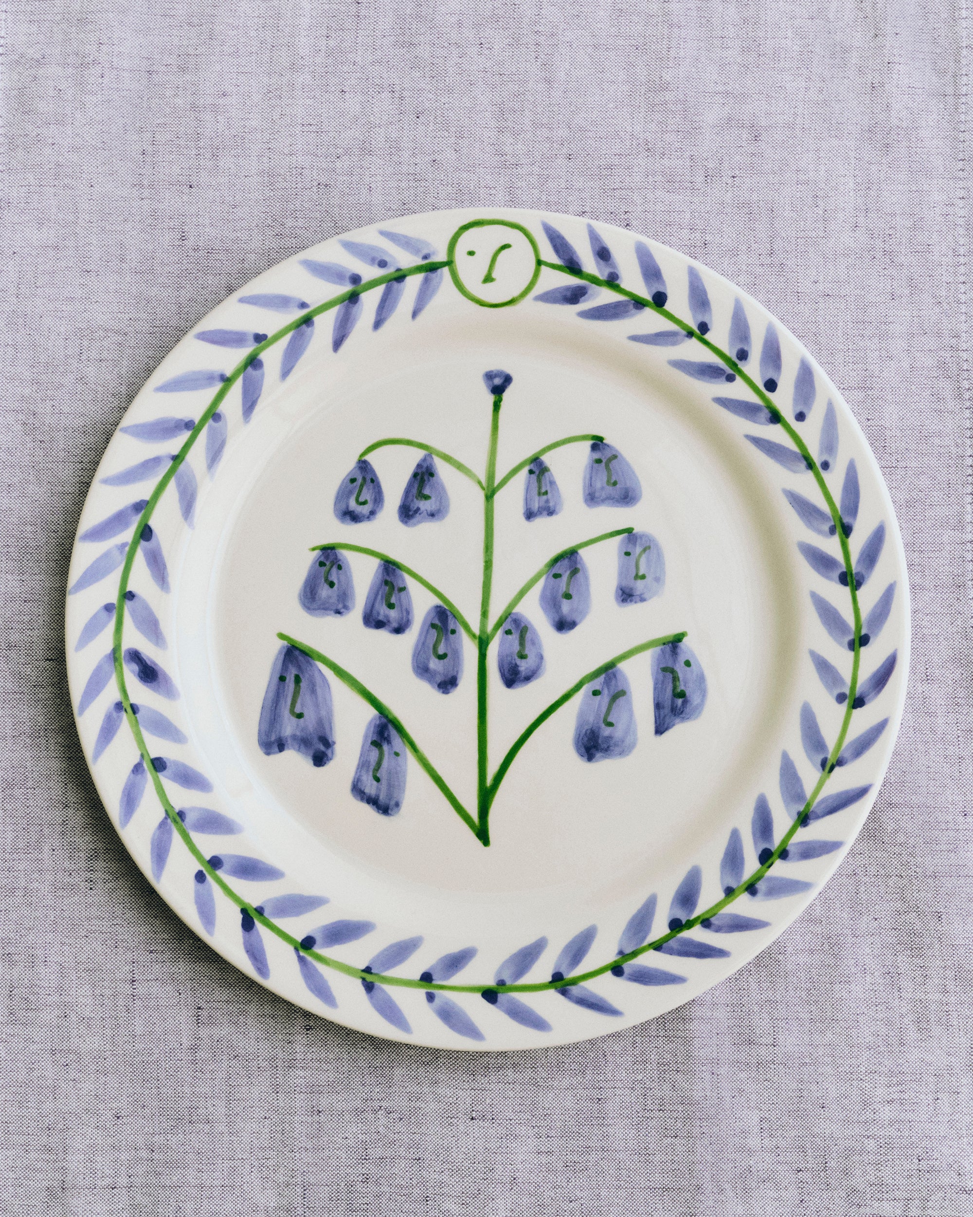 La Pittura Plate - Ø24 - Bluebells