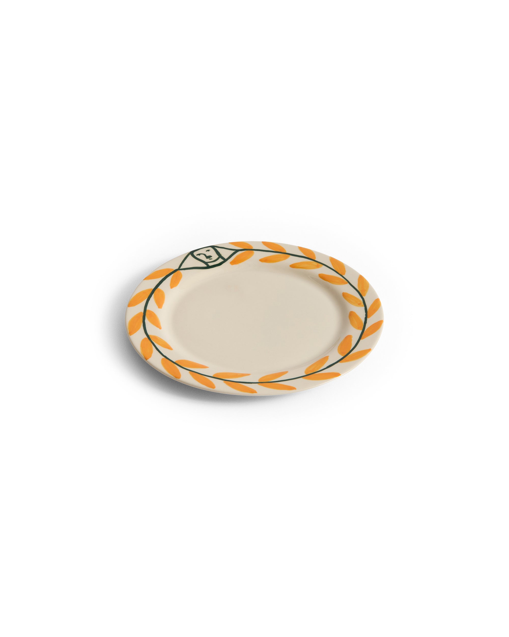 La Pittura Plate - Ø24 - Golden Leaf
