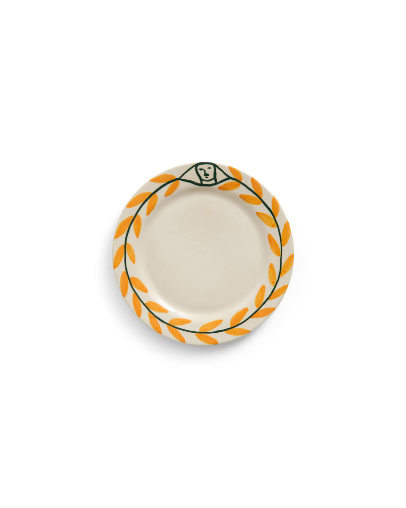 La Pittura Plate - Ø24 - Golden Leaf